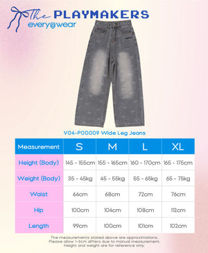 The Playmakers Wide leg Jeans