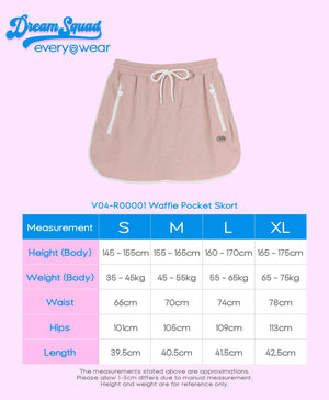 Dream Squad Waffle Pocket Skort with Drawstring