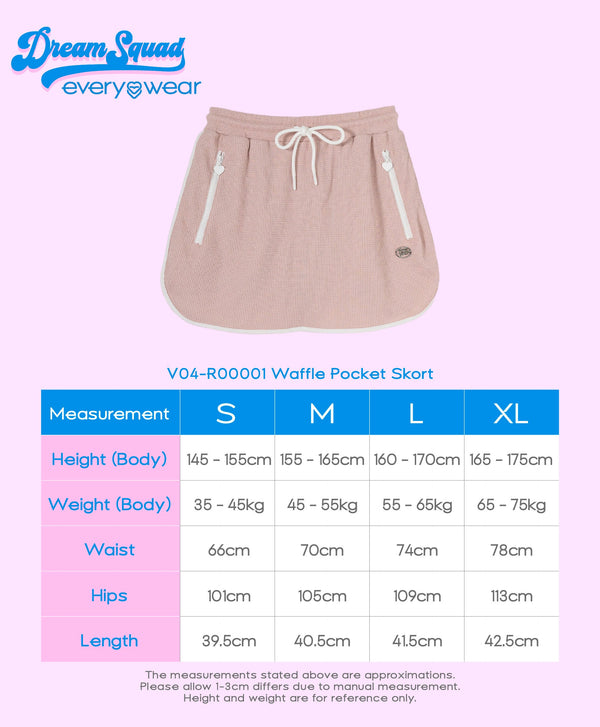 Dream Squad Waffle Pocket Skort with Drawstring