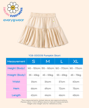 Smiling Every.wear Pumpkin Skirt